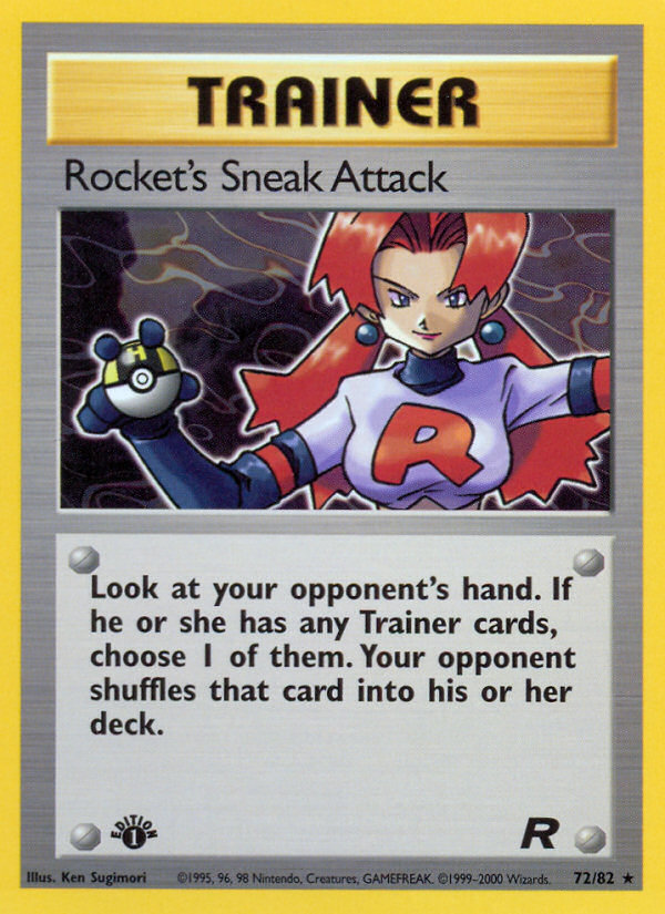 Rocket's Sneak Attack (72/82) [Team Rocket 1st Edition] | Exor Games Summserside