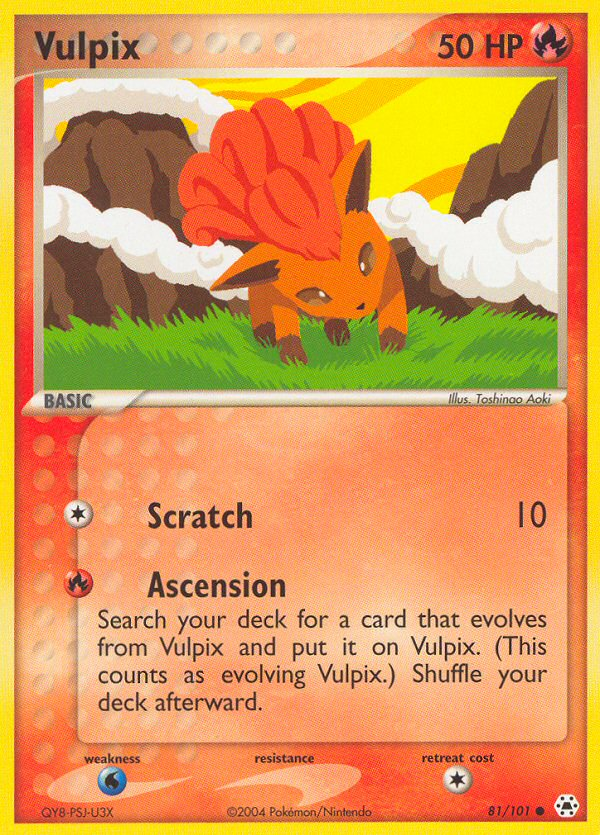 Vulpix (81/101) [EX: Hidden Legends] | Exor Games Summserside