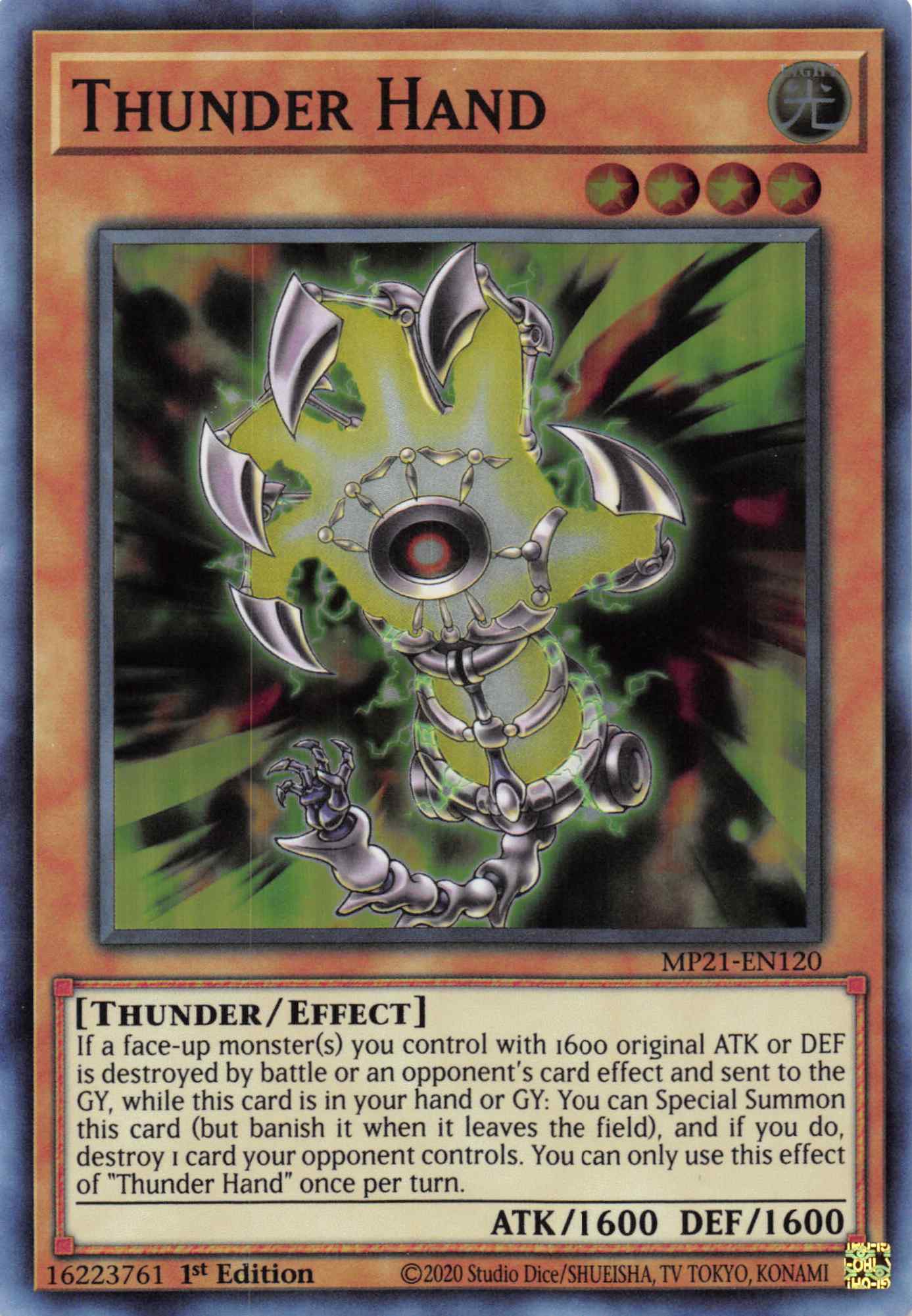 Thunder Hand [MP21-EN120] Super Rare | Exor Games Summserside