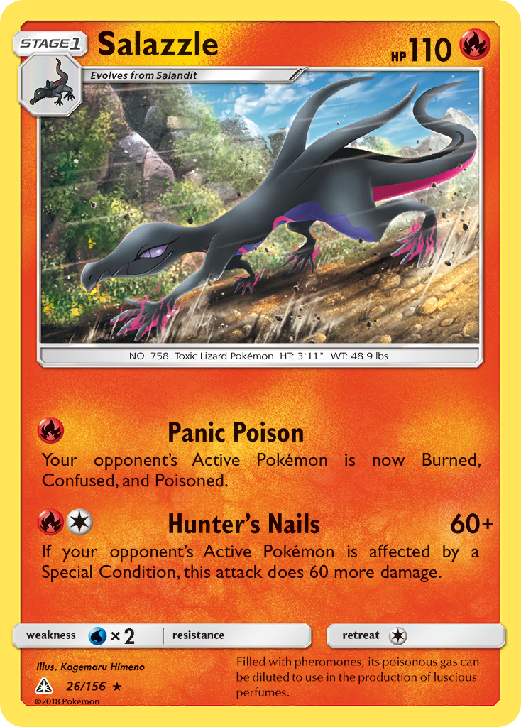 Salazzle (26/156) [Sun & Moon: Ultra Prism] | Exor Games Summserside