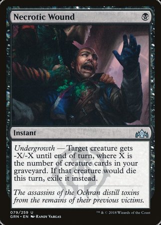 Necrotic Wound [Guilds of Ravnica] | Exor Games Summserside