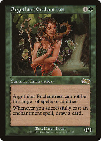 Argothian Enchantress [Urza's Saga] | Exor Games Summserside