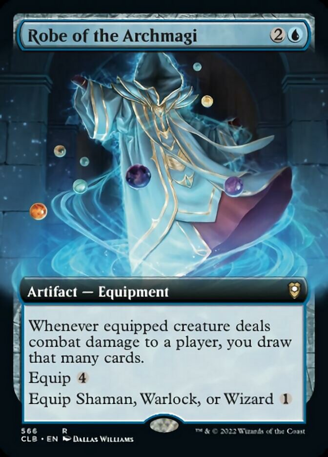 Robe of the Archmagi (Extended Art) [Commander Legends: Battle for Baldur's Gate] | Exor Games Summserside