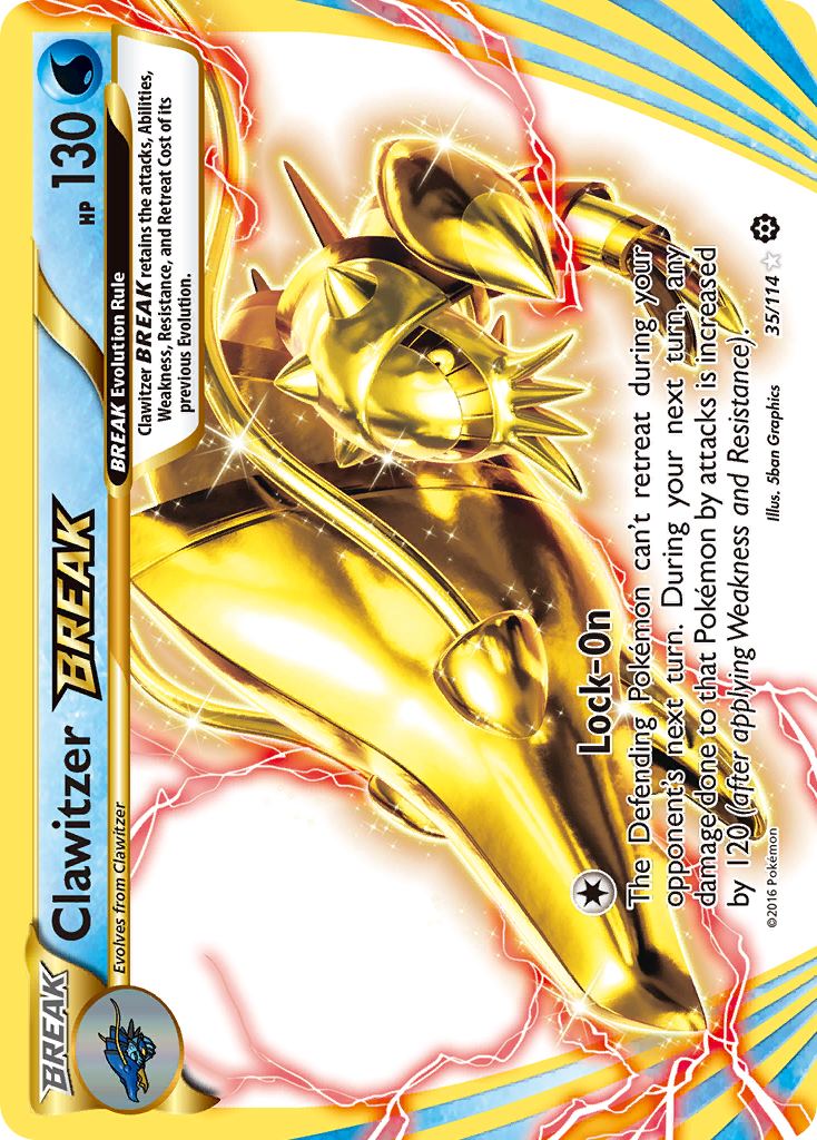 Clawitzer BREAK (35/114) [XY: Steam Siege] | Exor Games Summserside