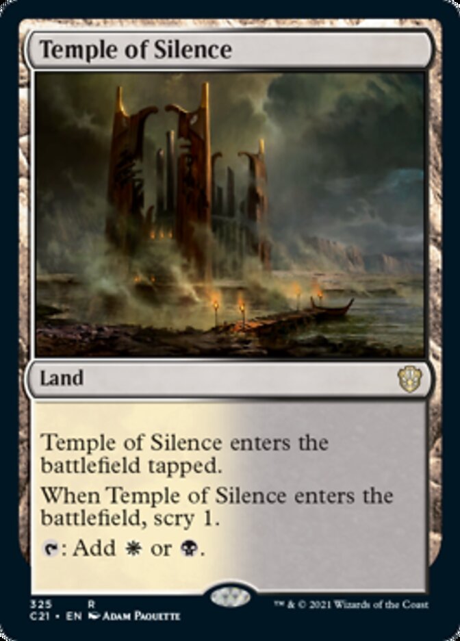 Temple of Silence [Commander 2021] | Exor Games Summserside