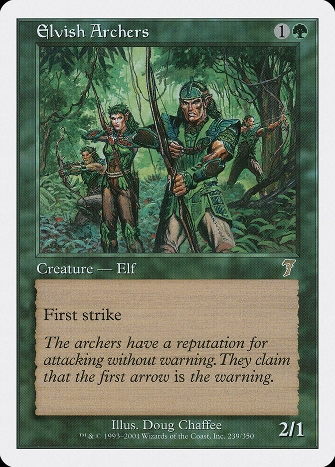 Elvish Archers [Seventh Edition] | Exor Games Summserside