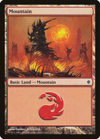 Mountain (172) [New Phyrexia] | Exor Games Summserside