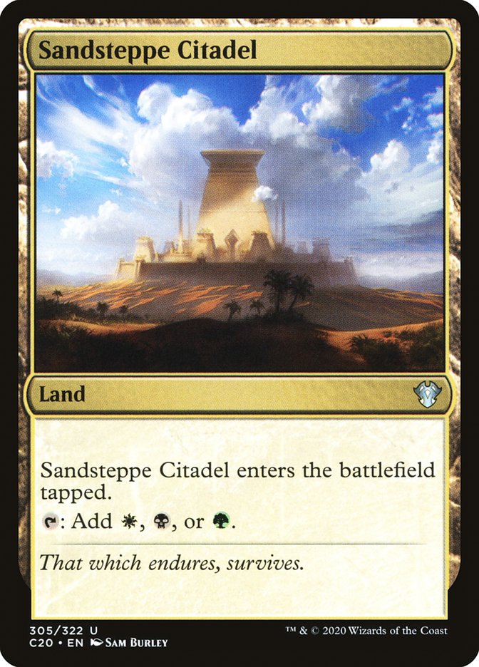 Sandsteppe Citadel [Commander 2020] | Exor Games Summserside