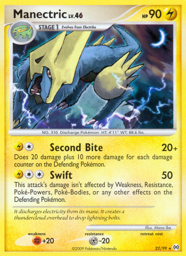 Manectric (22/99) [Platinum: Arceus] | Exor Games Summserside