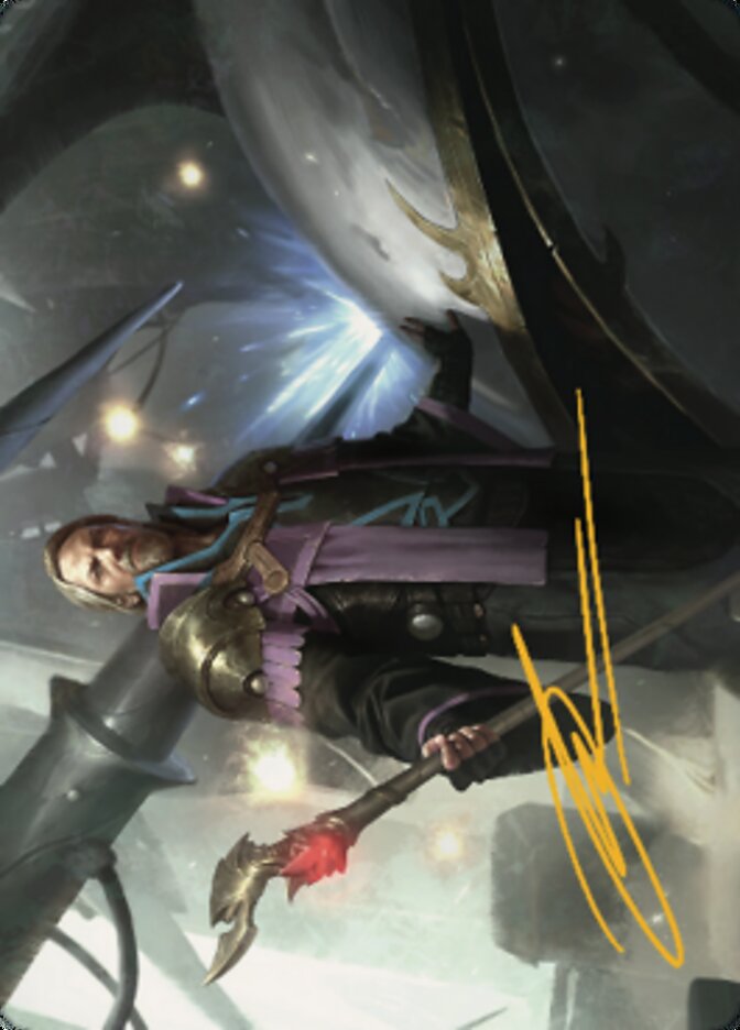 Urza, Prince of Kroog Art Card (Gold-Stamped Signature) [The Brothers' War Art Series] | Exor Games Summserside