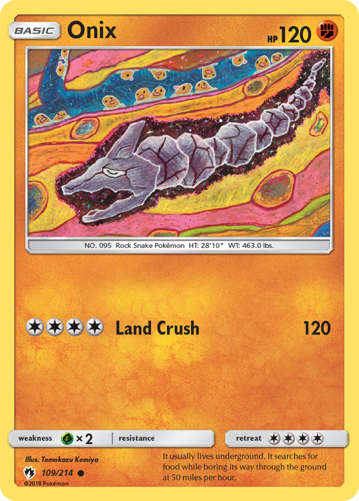Onix (109/214) [Sun & Moon: Lost Thunder] | Exor Games Summserside