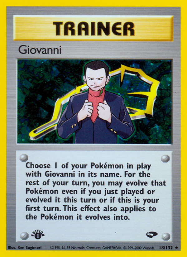 Giovanni (18/132) [Gym Challenge 1st Edition] | Exor Games Summserside