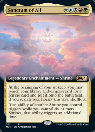 Sanctum of All (Extended Art) [Core Set 2021] | Exor Games Summserside