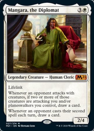 Mangara, the Diplomat [Core Set 2021] | Exor Games Summserside