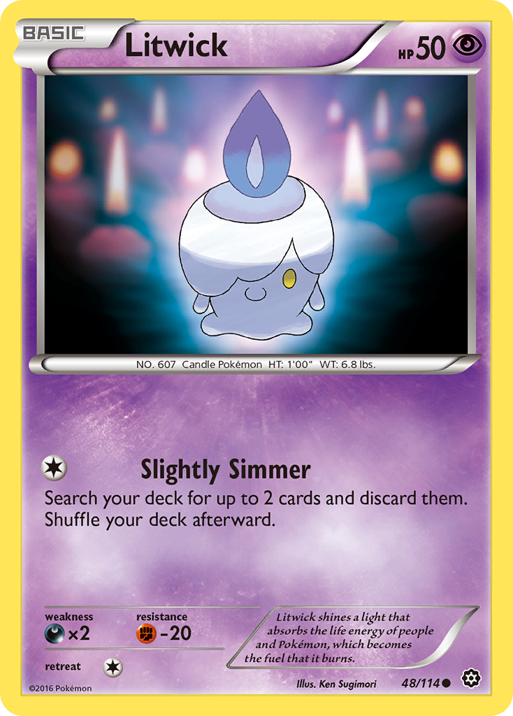 Litwick (48/114) [XY: Steam Siege] | Exor Games Summserside