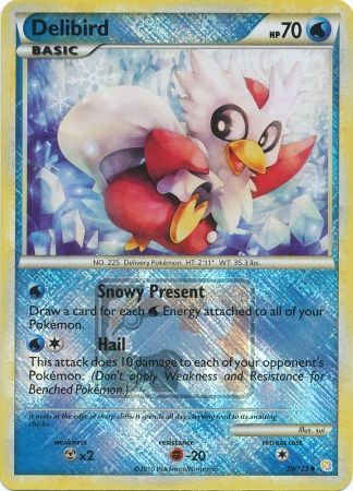 Delibird (39/123) (League Promo) [HeartGold & SoulSilver: Base Set] | Exor Games Summserside