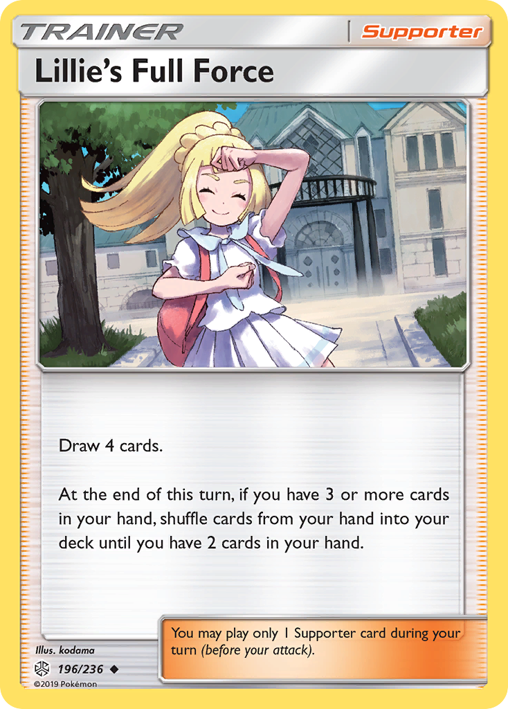 Lillie's Full Force (196/236) [Sun & Moon: Cosmic Eclipse] | Exor Games Summserside