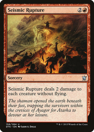 Seismic Rupture [Dragons of Tarkir] | Exor Games Summserside