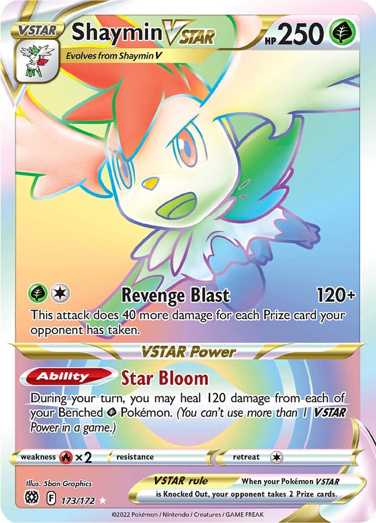 Shaymin VSTAR (173/172) [Sword & Shield: Brilliant Stars] | Exor Games Summserside