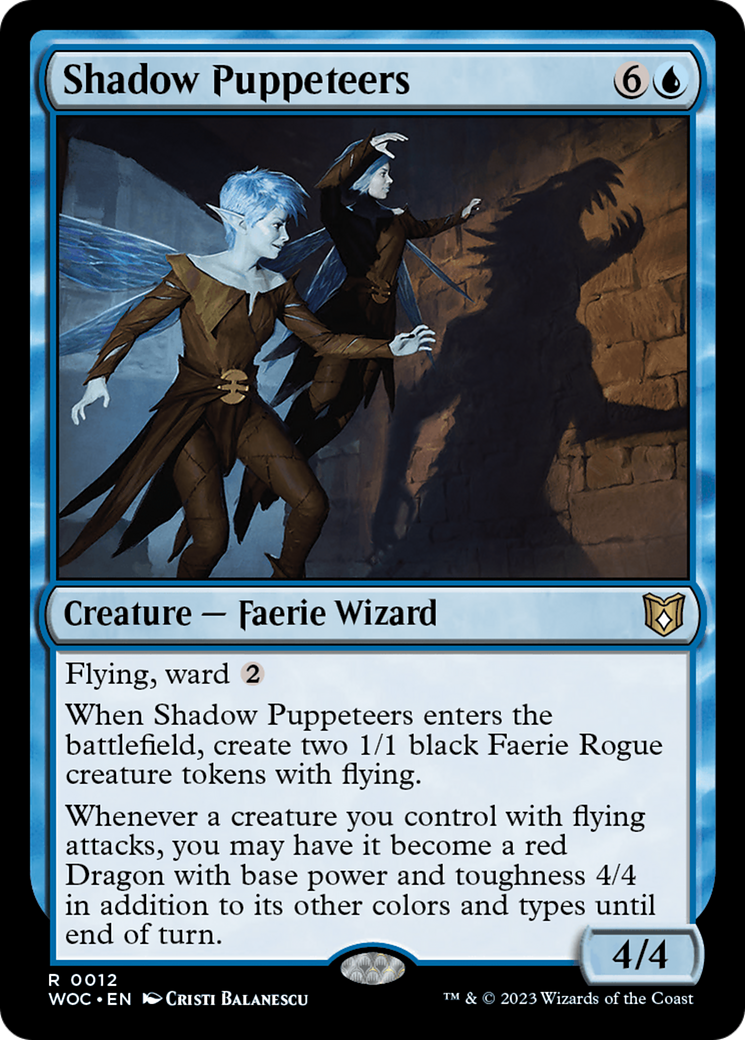 Shadow Puppeteers [Wilds of Eldraine Commander] | Exor Games Summserside