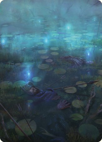 The Dead Marshes Art Card [The Lord of the Rings: Tales of Middle-earth Art Series] | Exor Games Summserside