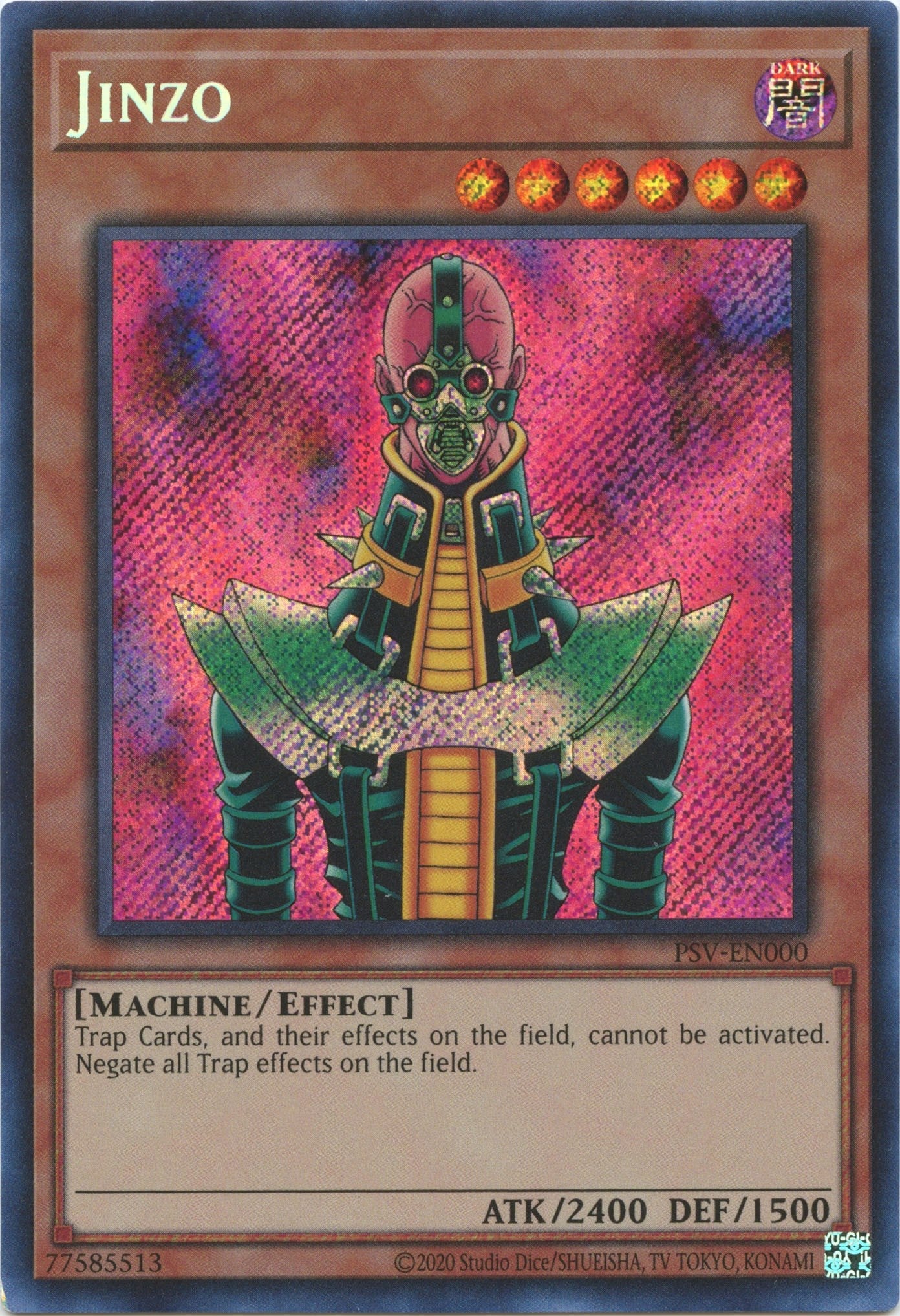 Jinzo (25th Anniversary) [PSV-EN000] Secret Rare | Exor Games Summserside