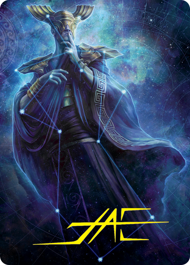 Atris, Oracle of Half-Truths Art Card (Gold-Stamped Signature) [March of the Machine Art Series] | Exor Games Summserside