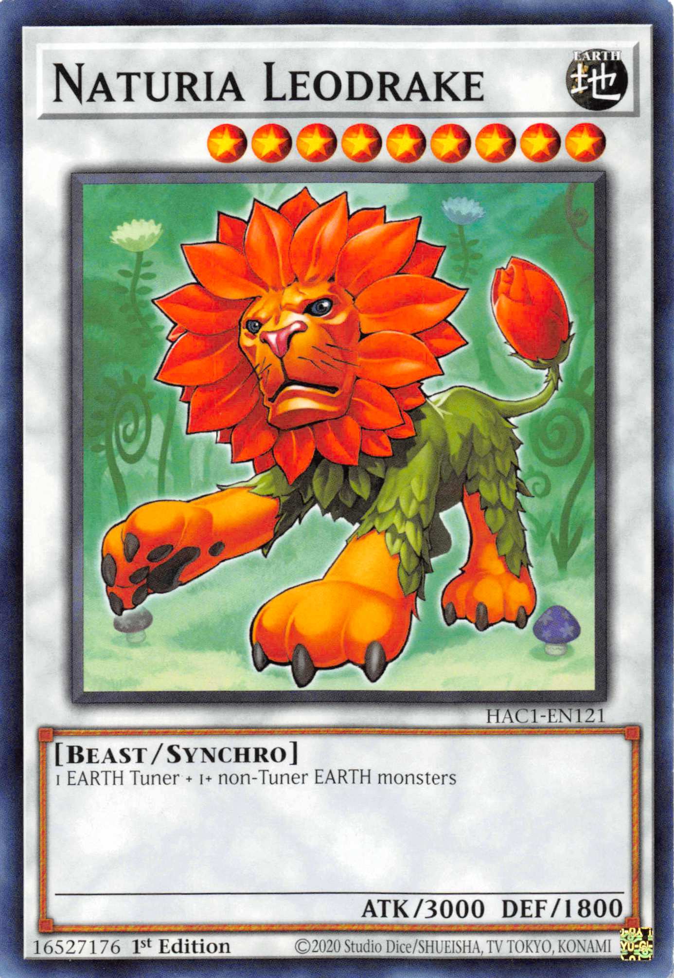 Naturia Leodrake [HAC1-EN121] Common | Exor Games Summserside