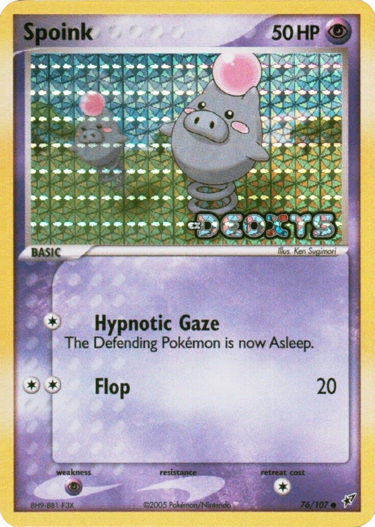 Spoink (76/107) (Stamped) [EX: Deoxys] | Exor Games Summserside