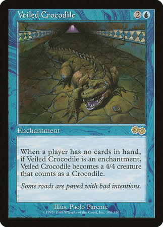 Veiled Crocodile [Urza's Saga] | Exor Games Summserside