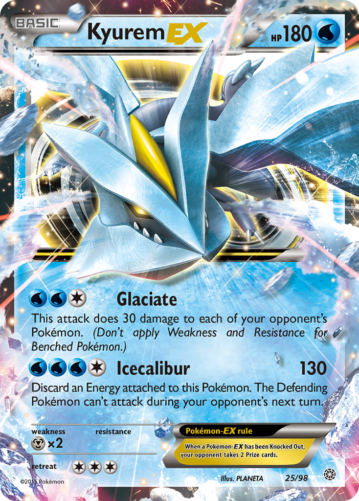 Kyurem EX (25/98) [XY: Ancient Origins] | Exor Games Summserside