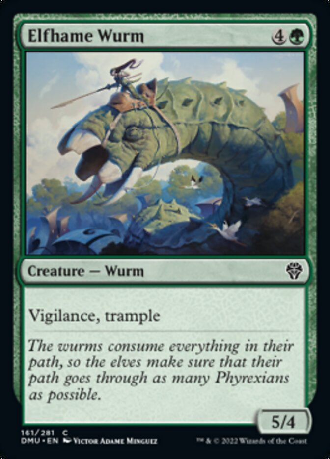 Elfhame Wurm [Dominaria United] | Exor Games Summserside