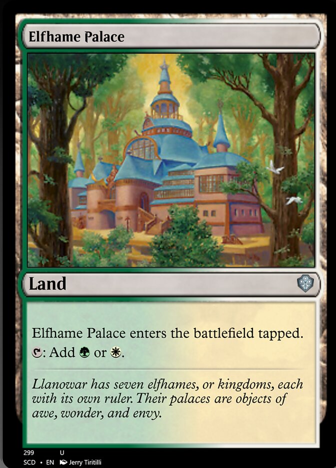 Elfhame Palace [Starter Commander Decks] | Exor Games Summserside