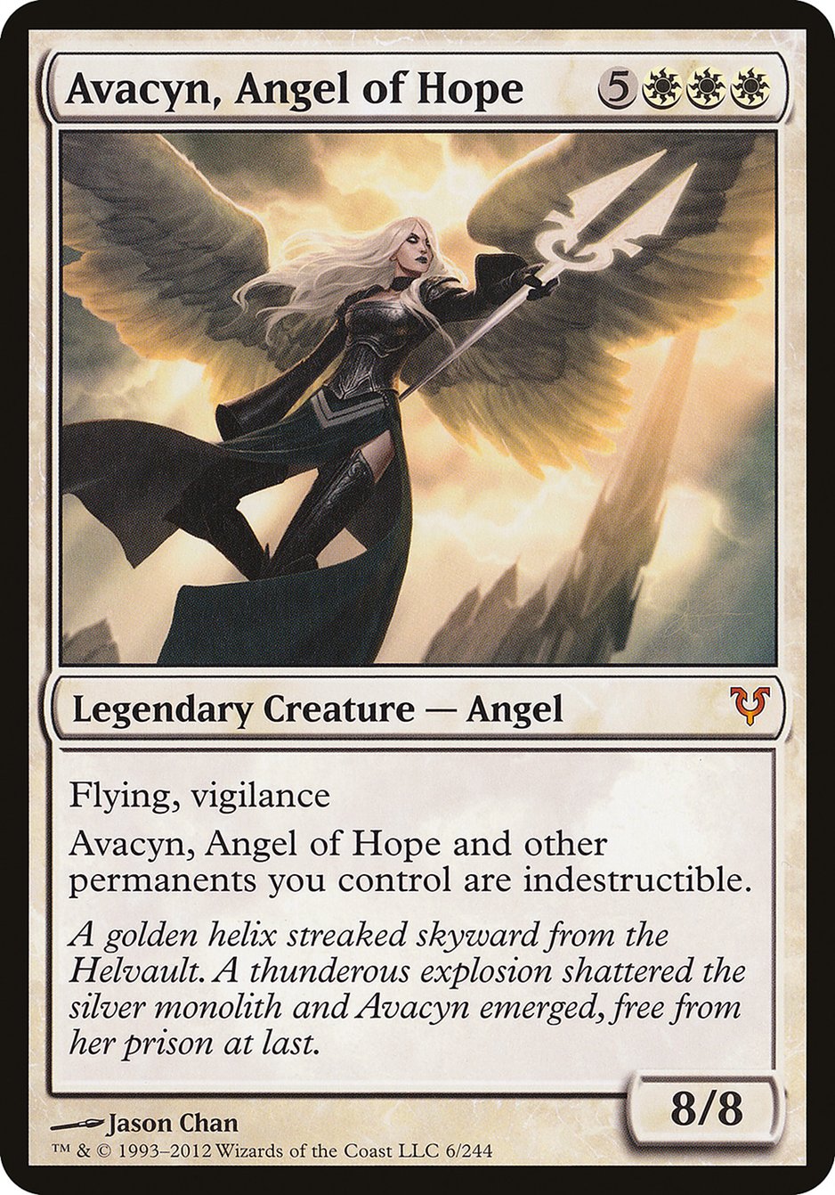 Avacyn, Angel of Hope (Oversized) [Open the Helvault] | Exor Games Summserside