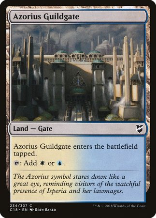 Azorius Guildgate [Commander 2018] | Exor Games Summserside