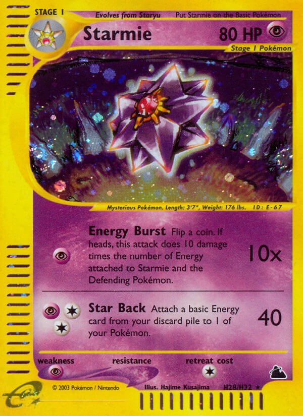 Starmie (H28/H32) [Skyridge] | Exor Games Summserside