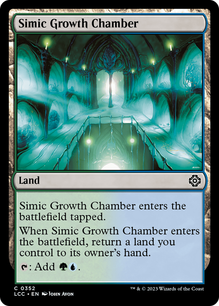 Simic Growth Chamber [The Lost Caverns of Ixalan Commander] | Exor Games Summserside