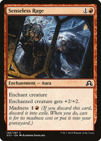 Senseless Rage [Shadows over Innistrad] | Exor Games Summserside