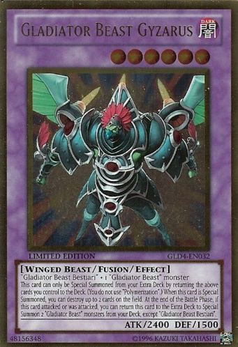 Gladiator Beast Gyzarus [GLD4-EN032] Gold Rare | Exor Games Summserside