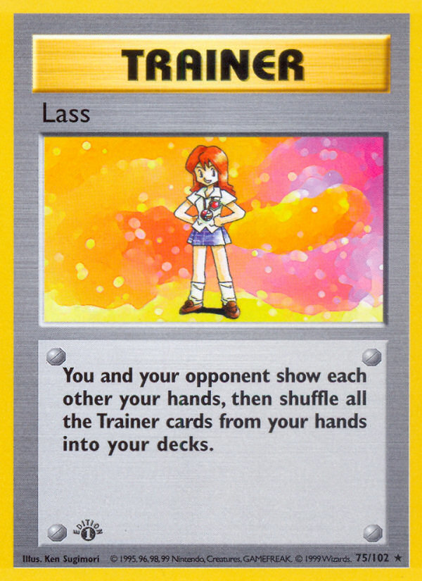 Lass (75/102) (Shadowless) [Base Set 1st Edition] | Exor Games Summserside