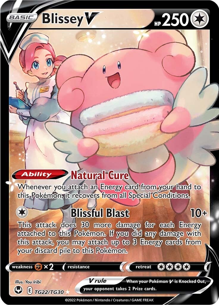 Blissey V (TG22/TG30) [Sword & Shield: Silver Tempest] | Exor Games Summserside