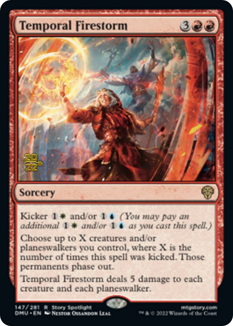 Temporal Firestorm [Dominaria United Prerelease Promos] | Exor Games Summserside