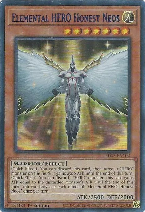 Elemental HERO Honest Neos (Blue) [LDS3-EN102] Ultra Rare | Exor Games Summserside