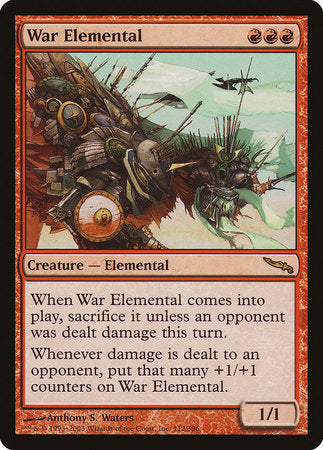 War Elemental [Mirrodin] | Exor Games Summserside