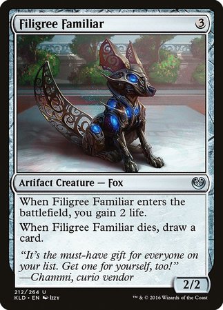 Filigree Familiar [Kaladesh] | Exor Games Summserside