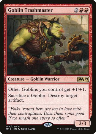 Goblin Trashmaster [Core Set 2019 Promos] | Exor Games Summserside