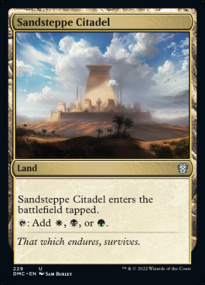 Sandsteppe Citadel [Dominaria United Commander] | Exor Games Summserside