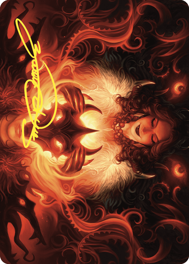 Witch's Mark Art Card (Gold-Stamped Signature) [Wilds of Eldraine Art Series] | Exor Games Summserside