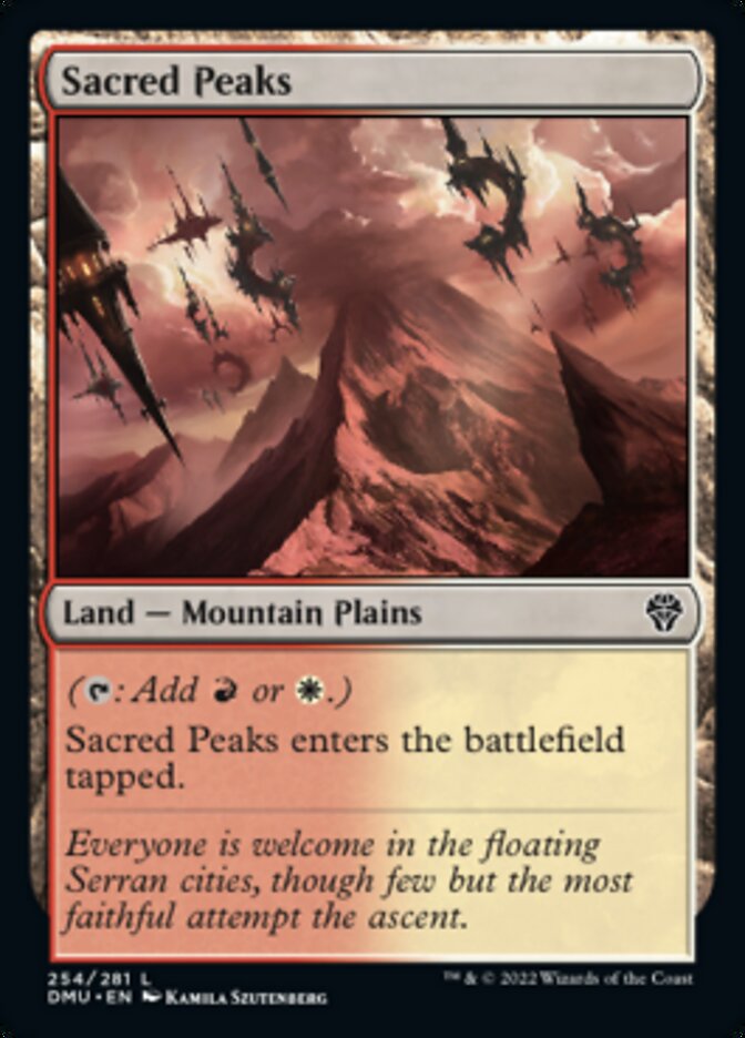 Sacred Peaks [Dominaria United] | Exor Games Summserside