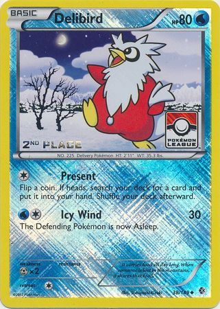 Delibird (38/149) (League Promo 2nd Place) [Black & White: Boundaries Crossed] | Exor Games Summserside